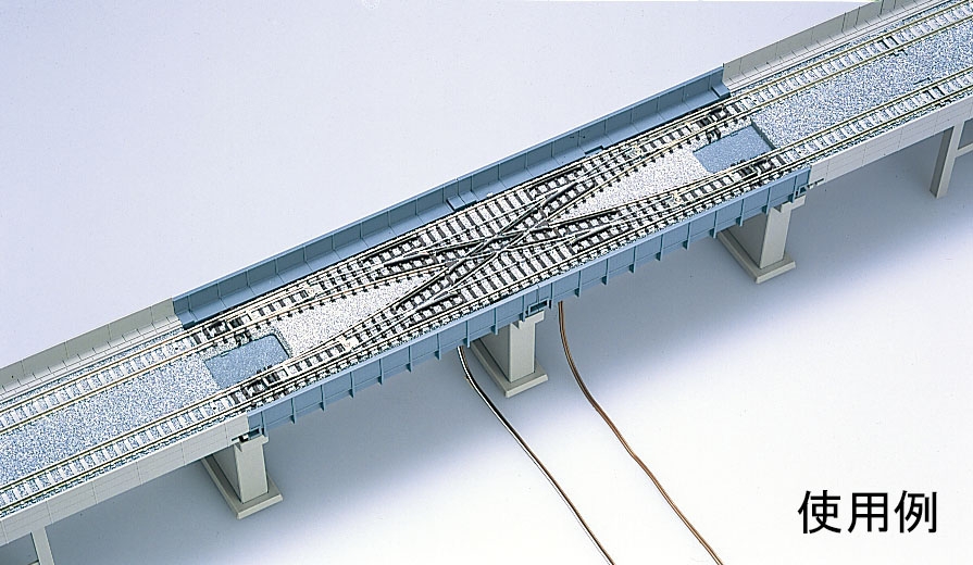 鉄道模型 :: レール・制御機器関連 :: レール :: TOMIX（トミックス）_3067_複線ガーター橋IIセット青 複線PC橋脚・2本付_N