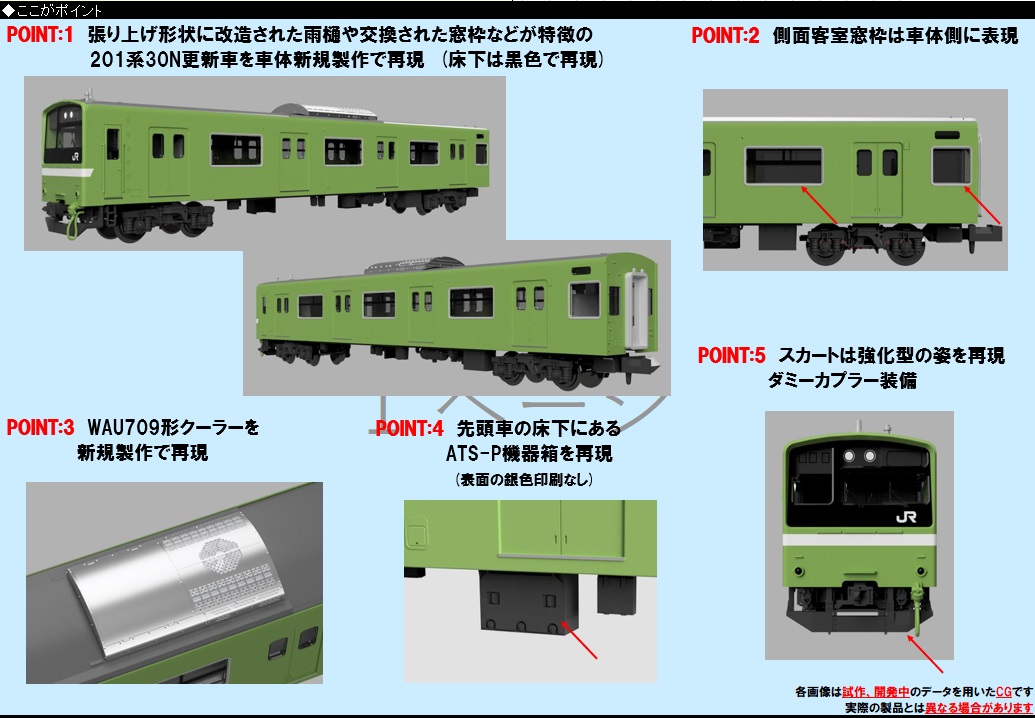 鉄道模型 :: TOMIX（トミックス）_98813_201系通勤電車(JR西日本30N