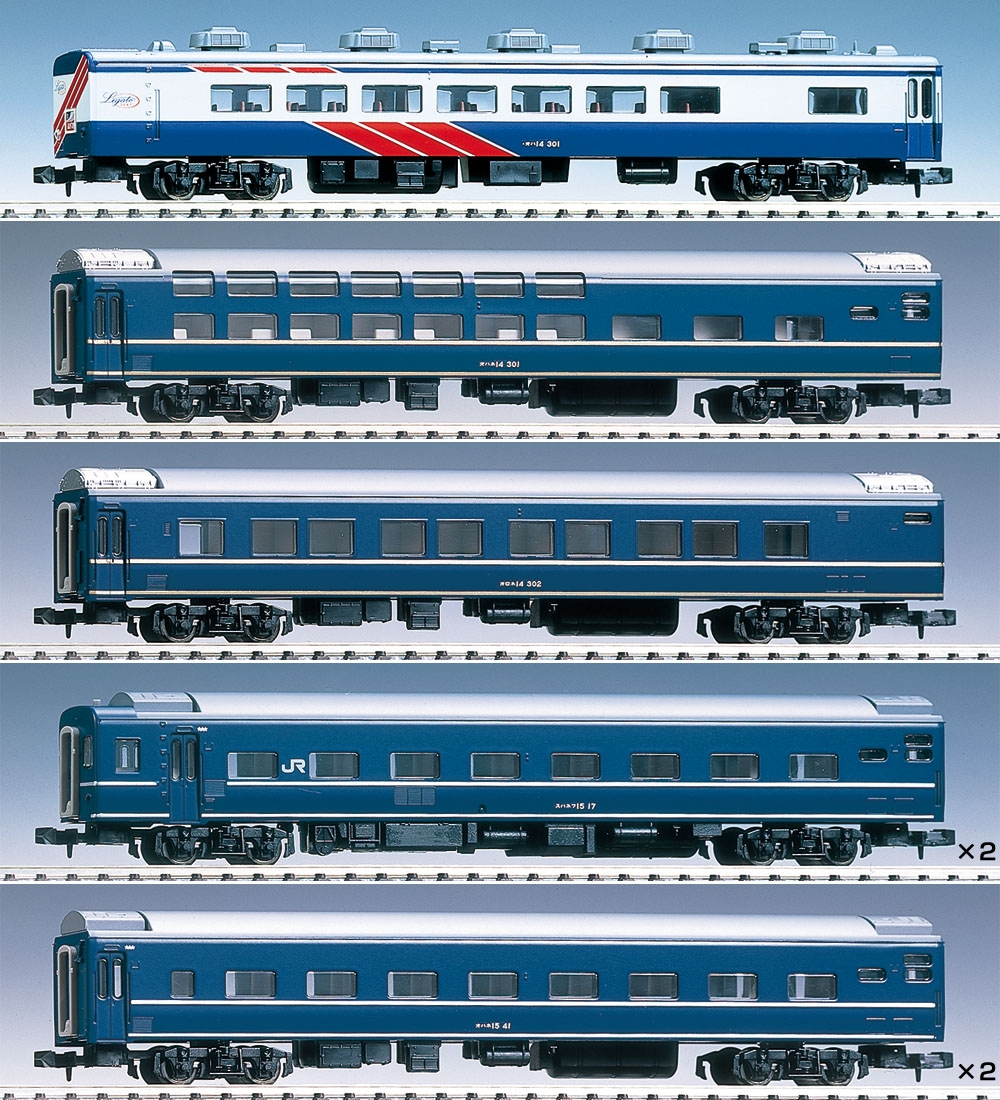 TOMIX 寝台特急14系15形あかつき、彗星11両セット