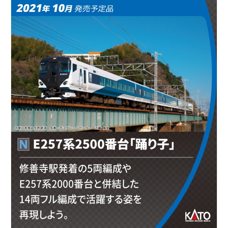 【新品,未使用】KATO E257系2500番台 「踊り子」 5両セットトミックス